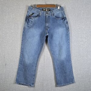 Ariat Rebar M4 Relaxed Boot Jeans Blue Mens Sz 35×30(34×29)